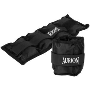 Aurion by 10 club Weight Band 3 KG X 2 (Black)| Resistance Exercise | Resistance Bands | Wrist Ankle | Fitness Band | Workout Equipment | Polyester Fixed Weight | Multi-Purpose | Men and Women Band