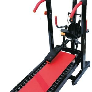 National Bodyline TR-03 4 in 1 Manual Treadmill , Multicolour