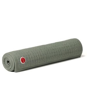 SANGLOBAL Organic Cotton Yoga Mats for men, women & kids. 15mm Thick Exercise Mat for Hot Yoga & Meditation. Premium gym mat for Workout – Machine Washable (GREEN)