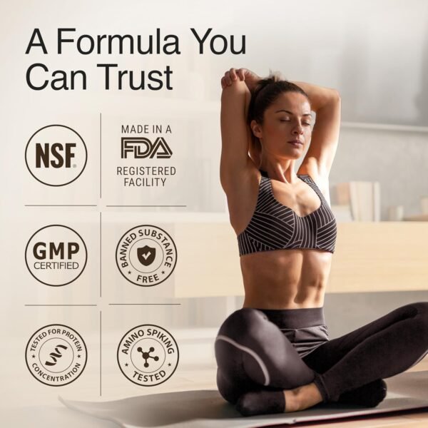 Wellbeing Nutrition Whey Protein Isolate + Concentrate | 24g Protein, 11.5g EAA, 1g Glutamine | Clinically Proven 2x Muscle Protein Synthesis| 4B CFU Probiotics & Digestive Enzymes | 1kg - Image 8
