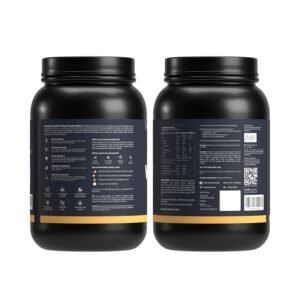 NUTRABAY Gold 100% Whey Protein Isolate with Digestive Enzymes – 25g Protein, 5.8g BCAA, 4.3g Glutamic Acid, Muscle Growth, Gym Supplement for Men & Women – 1Kg, Rich Chocolate Crème (33 Servings)