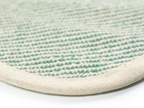 SARAL HOME EASY LIVING Cotton Rectangular Yoga Mat/Runner -(Green, 60X180 Cm) - Image 4